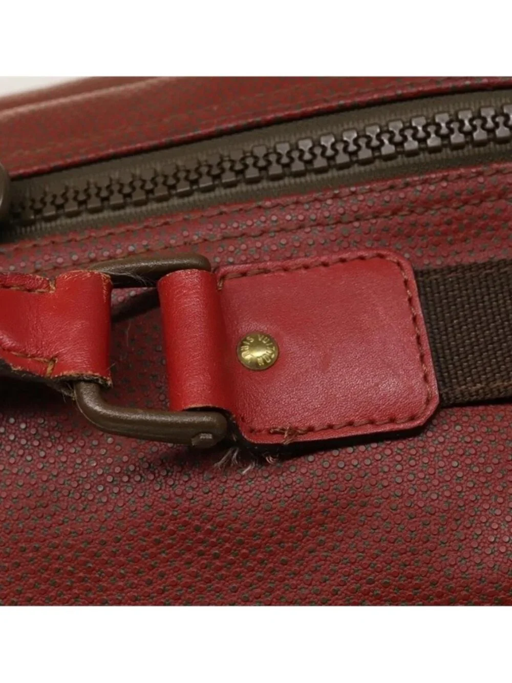 Authentic LOUIS VUITTON LV Cup Challenge line Shoulder Bag Red LV